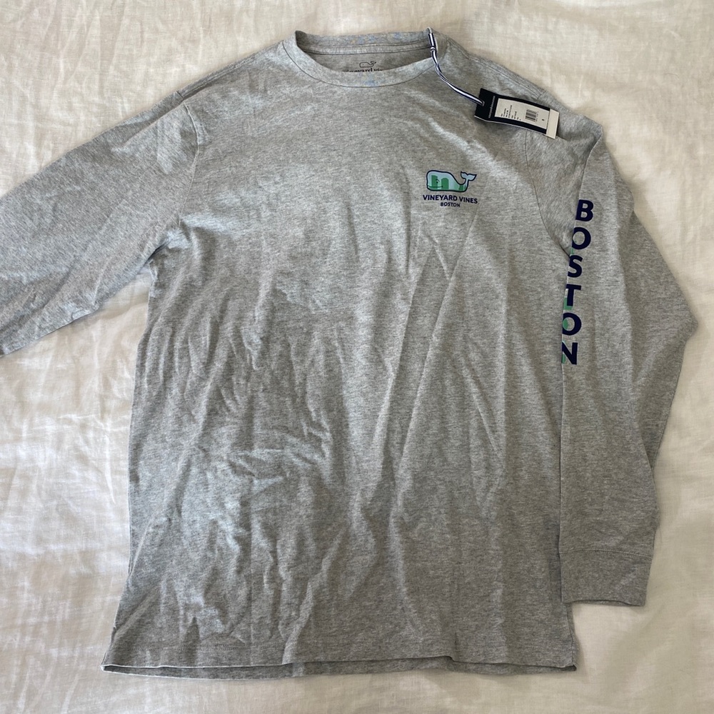 Vineyard Vines Long-Sleeve Boston Whale Tee